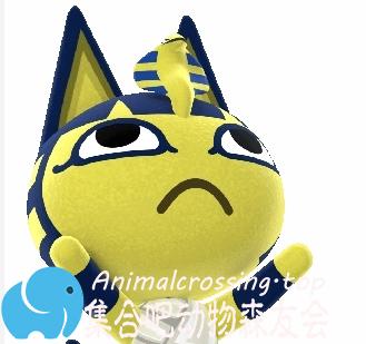 动森中的迷人角色：艳后（Ankha）